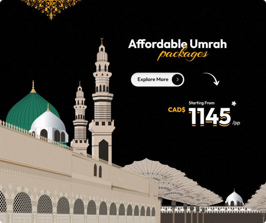 Economy Umrah Package – Canada Departure
